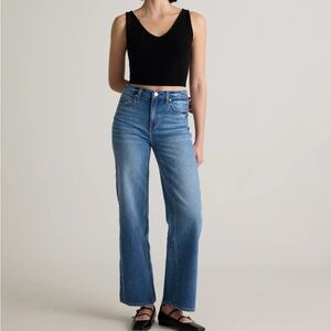 Quince Bella Stretch Relaxed Straight Jeans
